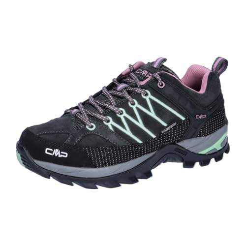 CMP Rigel Low Wmn Trekking Shoes Wp Damen Wanderschuhe, Piombo Orchidea 001, 40 EU von CMP