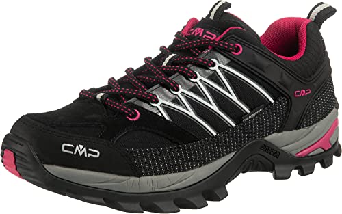 CMP Damen Rigel Low WMN Shoe WP Trekking-Schuhe, Nero-Glacier, 38 EU von CMP