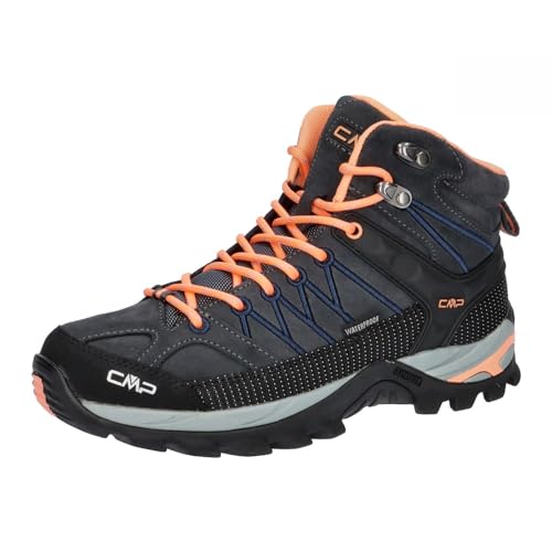 CMP Damen Trekking Schuhe Rigel MID 3Q12946 Antracite-Sunrise 41 von CMP