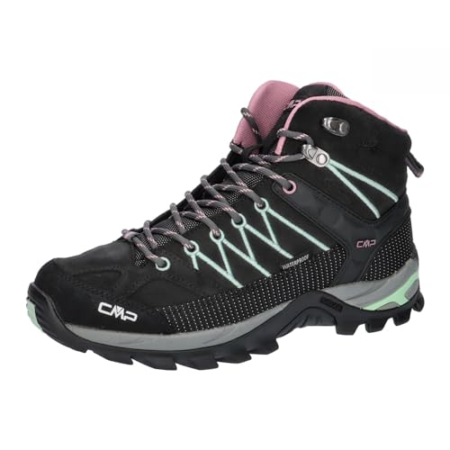 CMP Damen Trekking Shoes Rigel Mid Wmn Trekkingschuhe Wp, Piombo-Orchidea, 39, EU von CMP