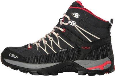 CMP Damen Trekkingschuhe Rigel Mid WMN WP ANTRACITE-OFF WHITE - Gr. - 37 von CMP