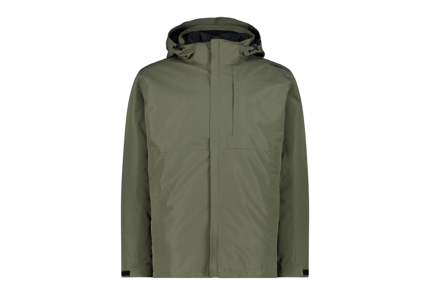 CMP Doppeljacke MAN JACKET ZIP HOOD DETACHABLE INN. OLIVE von CMP
