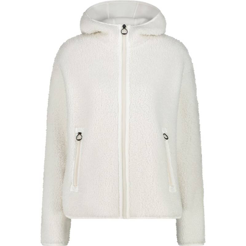 CMP Fix Hood Damen Fleecejacke bco gesso 38 von CMP