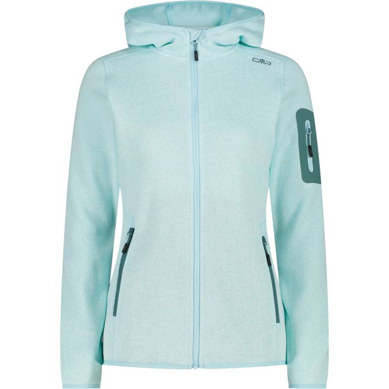 CMP Fix Hood Damen Fleecejacke opale bianco 46 von CMP