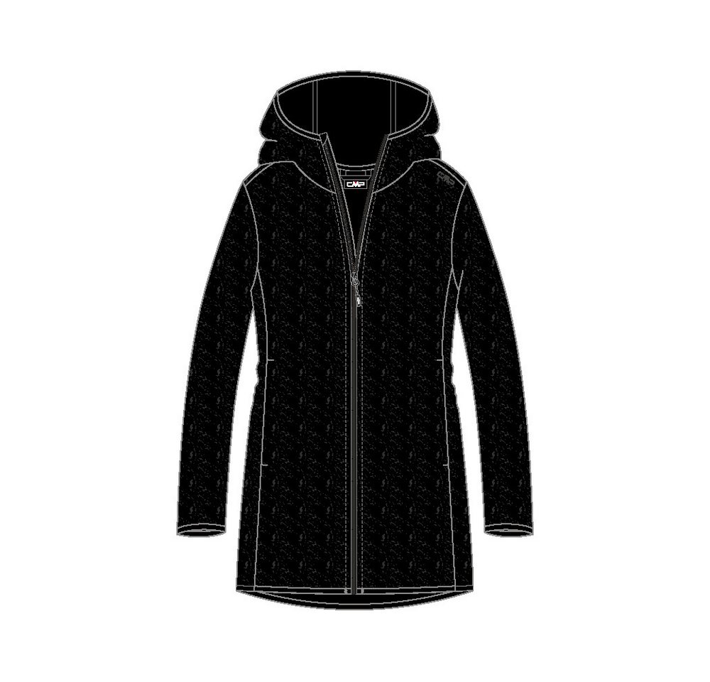 CMP Fleecejacke CMP Damen Fleecejacke Woman Fix Hood Parka 33P2266 von CMP