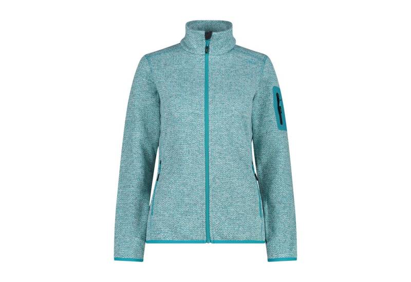 CMP Fleecejacke CMP Damen Jacke Knitted Melange Fleece Jacket 3H14746 von CMP