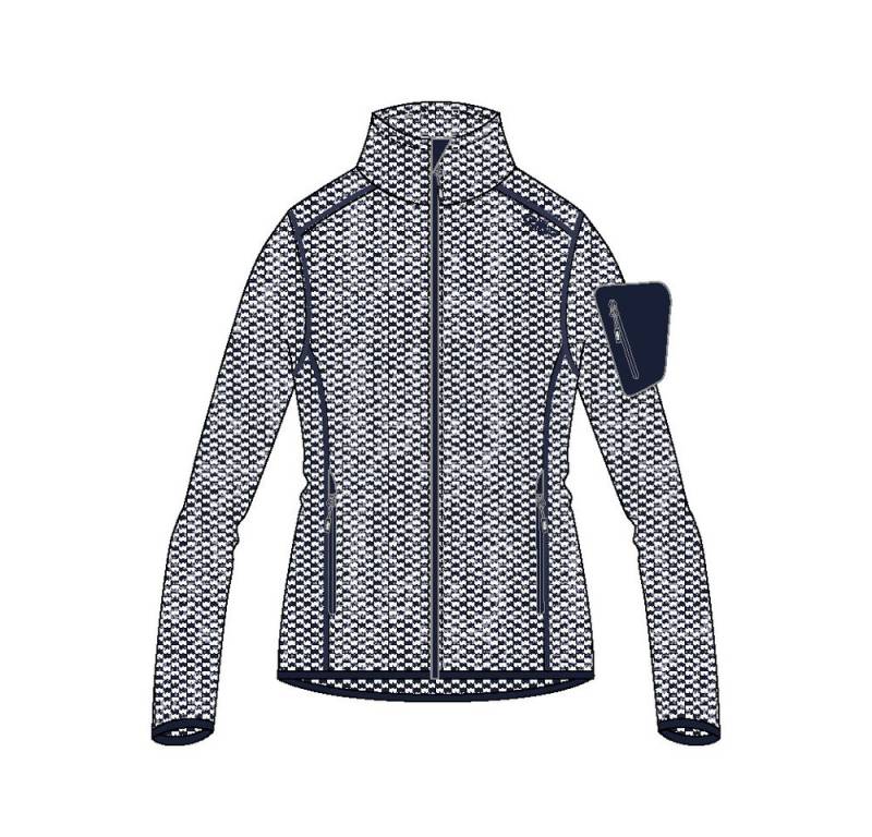 CMP Fleecejacke CMP Damen Jacke Knitted Melange Fleece Jacket 3H14746 von CMP