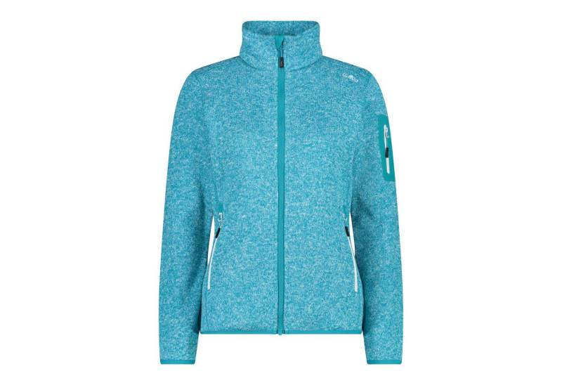 CMP Fleecejacke CMP Damen Jacke Knitted Melange Fleece Jacket 3H14746 von CMP
