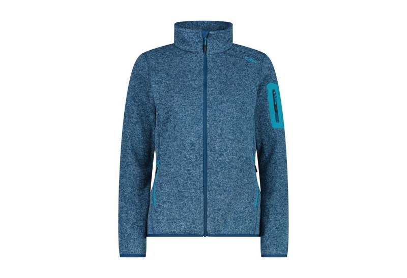 CMP Fleecejacke CMP Damen Jacke Knitted Melange Fleece Jacket 3H14746 von CMP