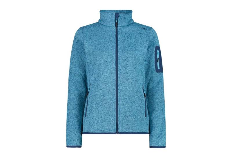 CMP Fleecejacke CMP Damen Jacke Knitted Melange Fleece Jacket 3H14746 von CMP