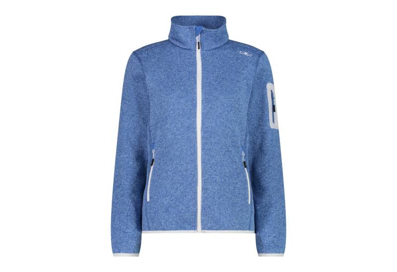 CMP Fleecejacke CMP Damen Jacke Knitted Melange Fleece Jacket 3H14746 von CMP