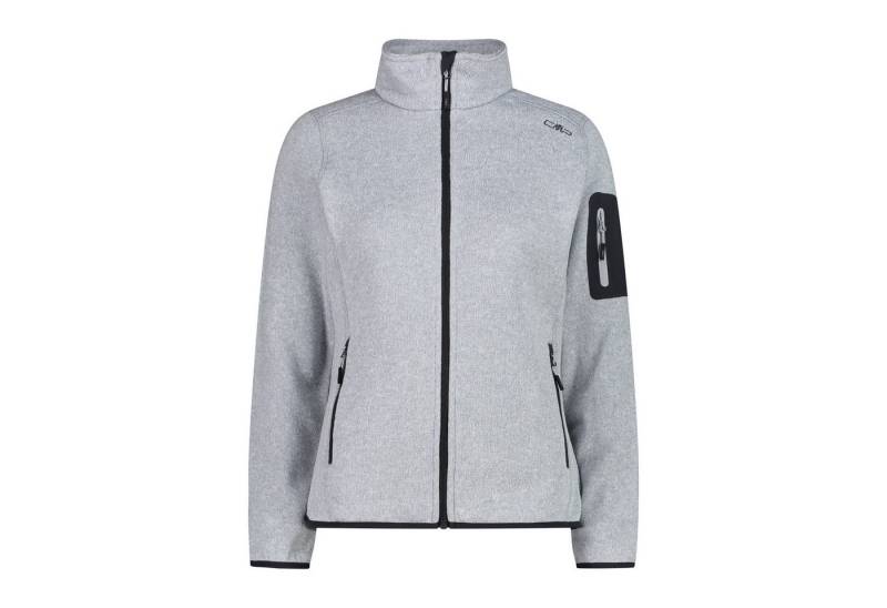 CMP Fleecejacke CMP Damen Jacke Knitted Melange Fleece Jacket 3H14746 von CMP