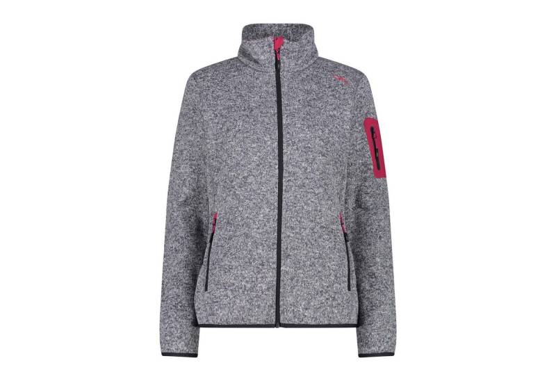 CMP Fleecejacke CMP Damen Jacke Knitted Melange Fleece Jacket 3H14746 von CMP