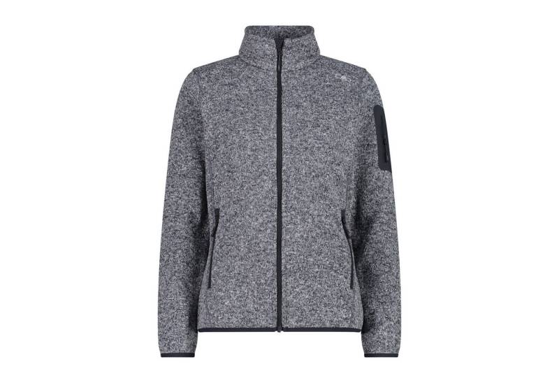 CMP Fleecejacke CMP Damen Jacke Knitted Melange Fleece Jacket 3H14746 von CMP