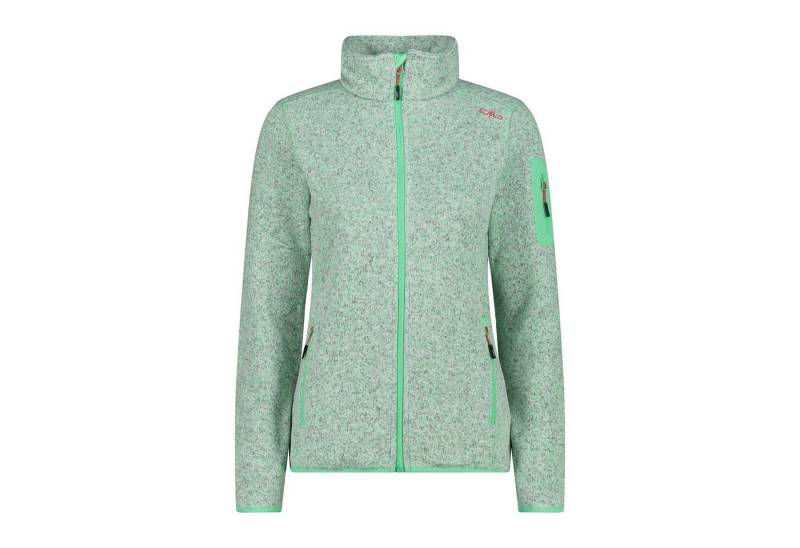 CMP Fleecejacke CMP Damen Jacke Knitted Melange Fleece Jacket 3H14746 von CMP