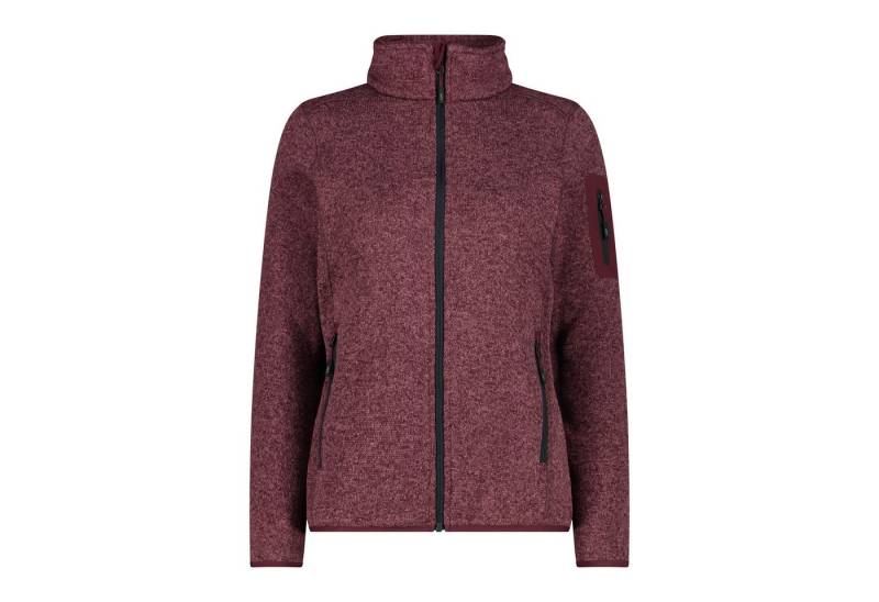 CMP Fleecejacke CMP Damen Jacke Knitted Melange Fleece Jacket 3H14746 von CMP