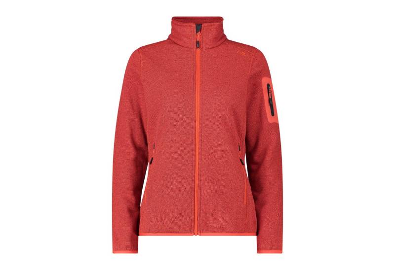 CMP Fleecejacke CMP Damen Jacke Knitted Melange Fleece Jacket 3H14746 von CMP