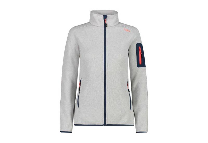 CMP Fleecejacke CMP Damen Jacke Knitted Melange Fleece Jacket 3H14746 von CMP