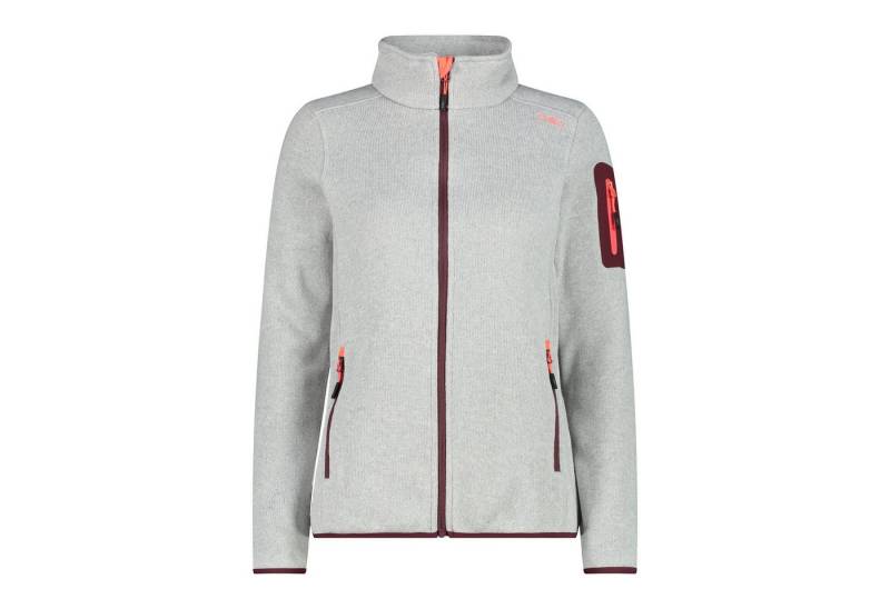 CMP Fleecejacke CMP Damen Jacke Knitted Melange Fleece Jacket 3H14746 von CMP