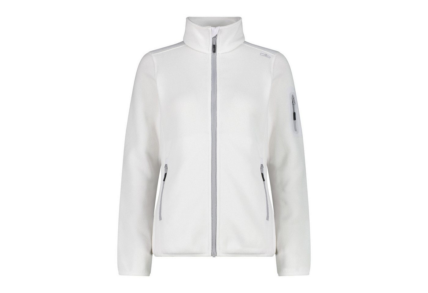 CMP Fleecejacke CMP Damen Jacke Knitted Melange Fleece Jacket 3H14746 von CMP