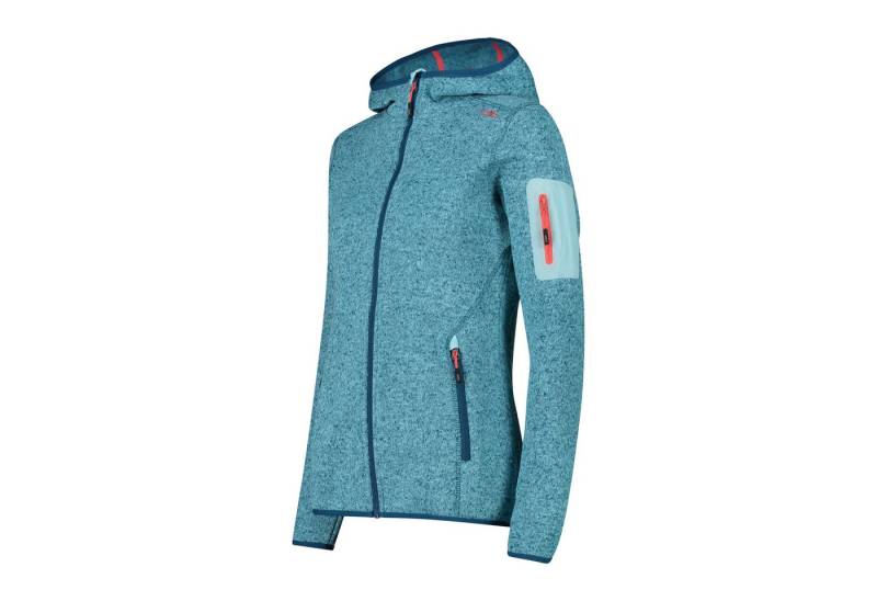 CMP Fleecejacke CMP Damen Jacke Knitted Melange Hoody 3H19826 von CMP