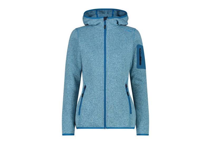CMP Fleecejacke CMP Damen Jacke Knitted Melange Hoody 3H19826 von CMP