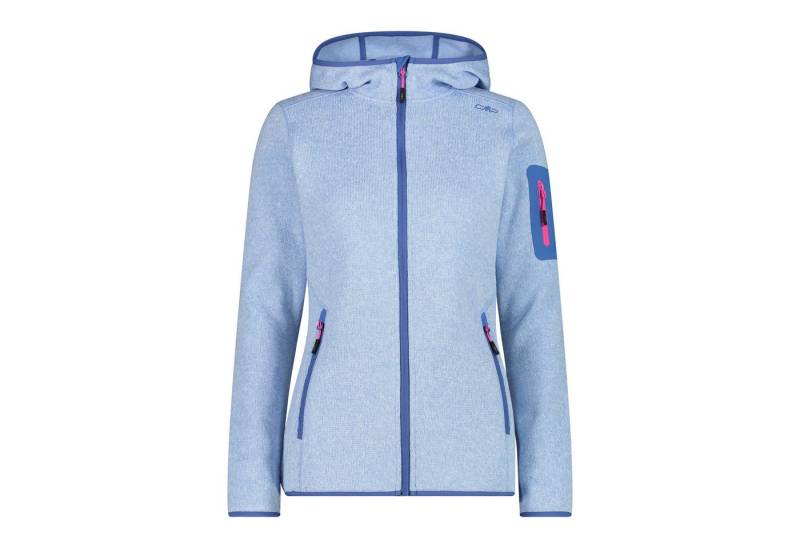 CMP Fleecejacke CMP Damen Jacke Knitted Melange Hoody 3H19826 von CMP