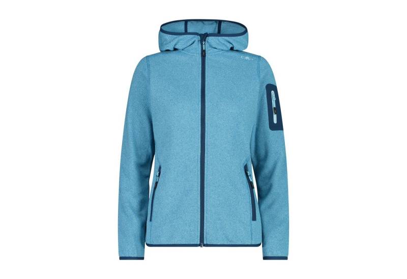 CMP Fleecejacke CMP Damen Jacke Knitted Melange Hoody 3H19826 von CMP