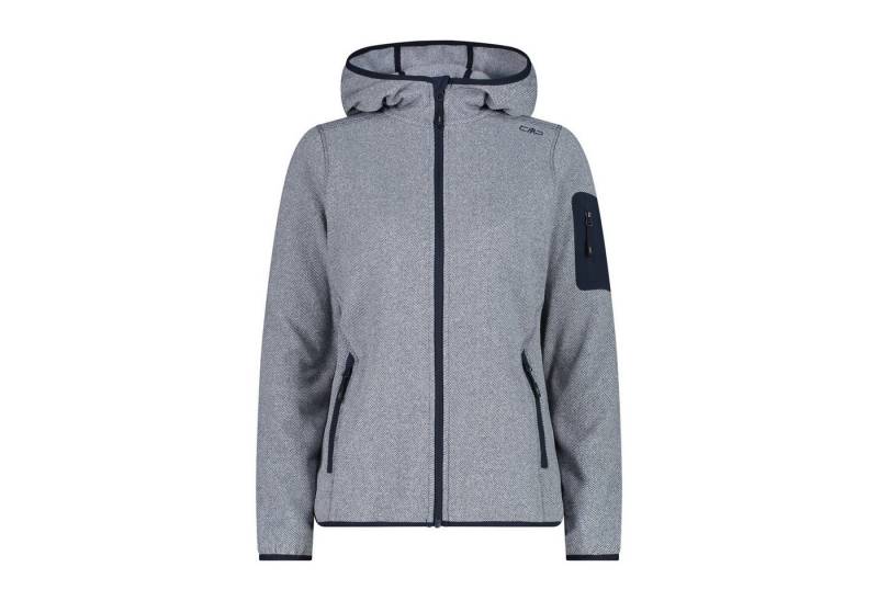 CMP Fleecejacke CMP Damen Jacke Knitted Melange Hoody 3H19826 von CMP