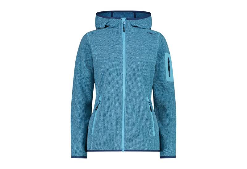 CMP Fleecejacke CMP Damen Jacke Knitted Melange Hoody 3H19826 von CMP