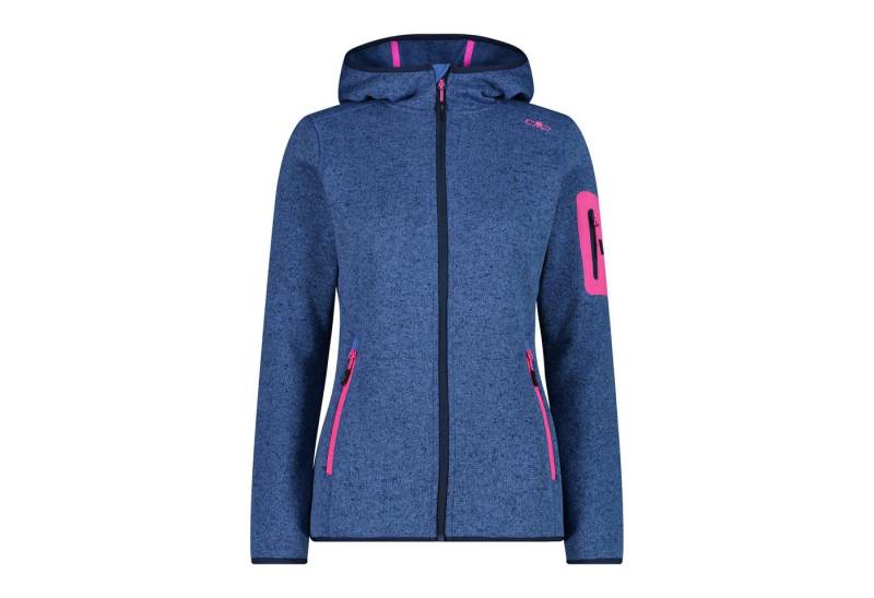 CMP Fleecejacke CMP Damen Jacke Knitted Melange Hoody 3H19826 von CMP