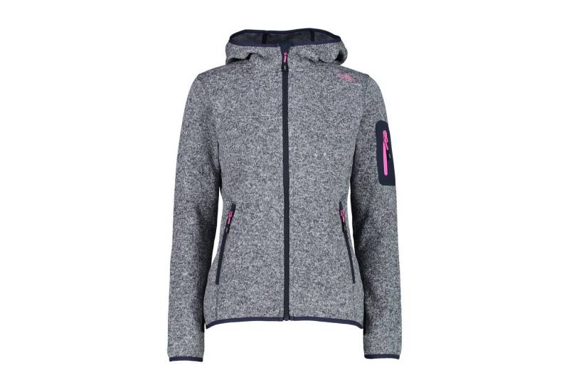 CMP Fleecejacke CMP Damen Jacke Knitted Melange Hoody 3H19826 von CMP