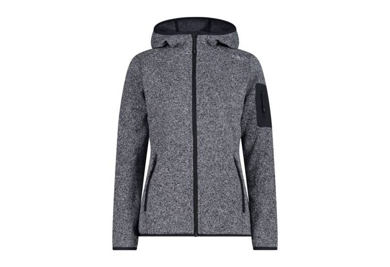 CMP Fleecejacke CMP Damen Jacke Knitted Melange Hoody 3H19826 von CMP