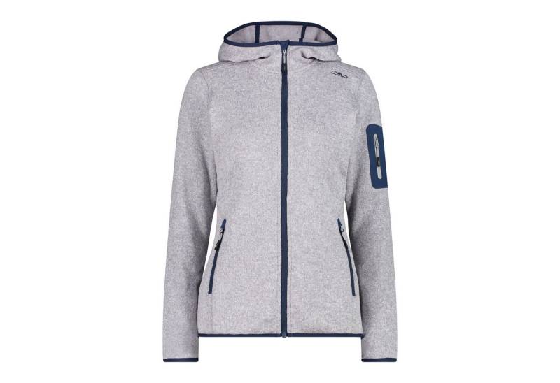 CMP Fleecejacke CMP Damen Jacke Knitted Melange Hoody 3H19826 von CMP