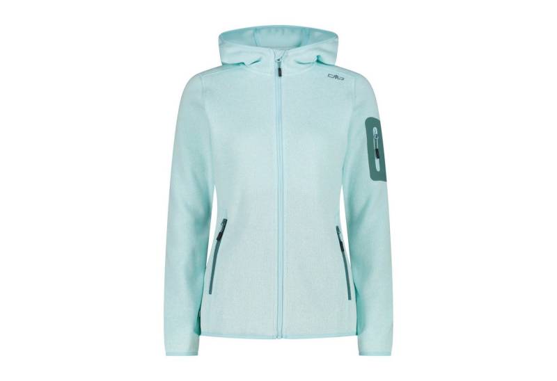 CMP Fleecejacke CMP Damen Jacke Knitted Melange Hoody 3H19826 von CMP