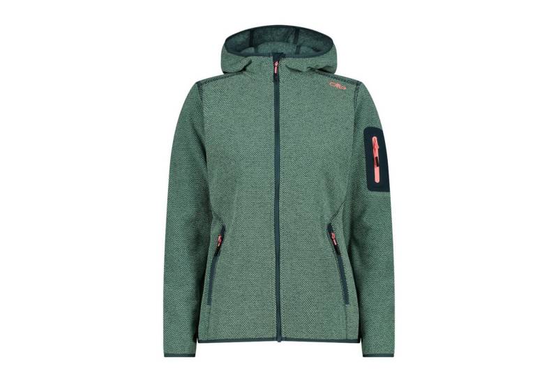 CMP Fleecejacke CMP Damen Jacke Knitted Melange Hoody 3H19826 von CMP