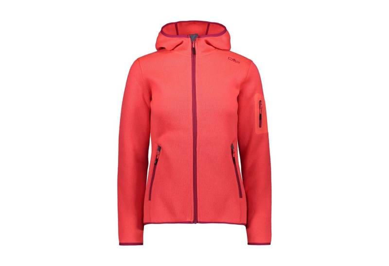 CMP Fleecejacke CMP Damen Jacke Knitted Melange Hoody 3H19826 von CMP