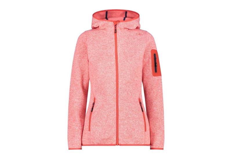 CMP Fleecejacke CMP Damen Jacke Knitted Melange Hoody 3H19826 von CMP