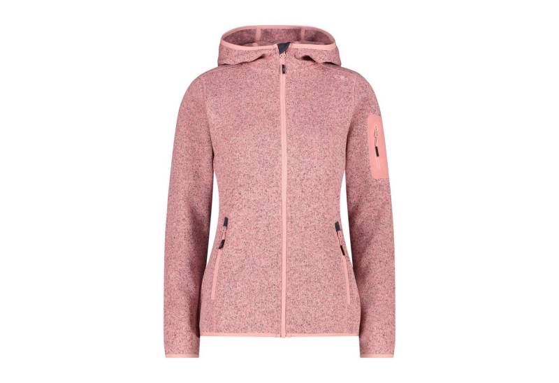 CMP Fleecejacke CMP Damen Jacke Knitted Melange Hoody 3H19826 von CMP