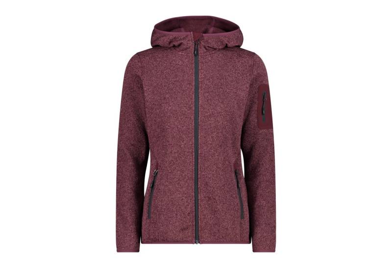 CMP Fleecejacke CMP Damen Jacke Knitted Melange Hoody 3H19826 von CMP