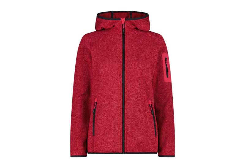 CMP Fleecejacke CMP Damen Jacke Knitted Melange Hoody 3H19826 von CMP