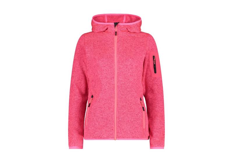CMP Fleecejacke CMP Damen Jacke Knitted Melange Hoody 3H19826 von CMP
