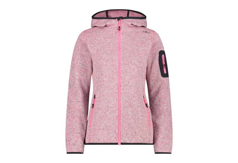 CMP Fleecejacke CMP Damen Jacke Knitted Melange Hoody 3H19826 von CMP