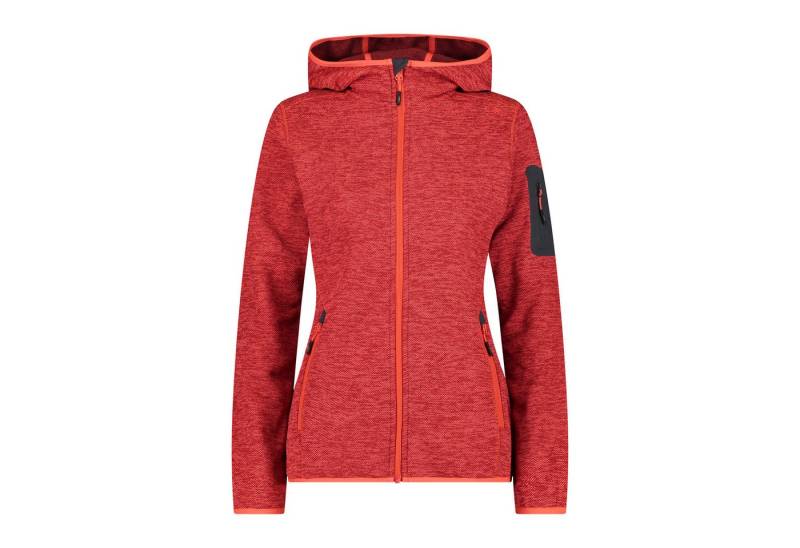 CMP Fleecejacke CMP Damen Jacke Knitted Melange Hoody 3H19826 von CMP