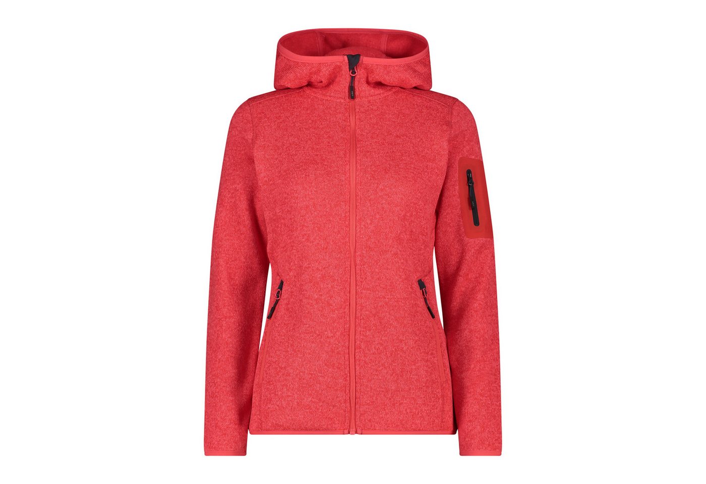 CMP Fleecejacke CMP Damen Jacke Knitted Melange Hoody 3H19826 CMP Fleecejacke CMP Damen Jacke Knitted Melange Hoody 3H19826 von CMP