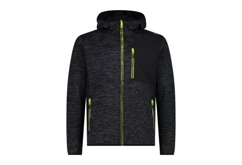 CMP Fleecejacke CMP Herren Fleecejacke Man Jacket Fix Hood 34H2697 von CMP