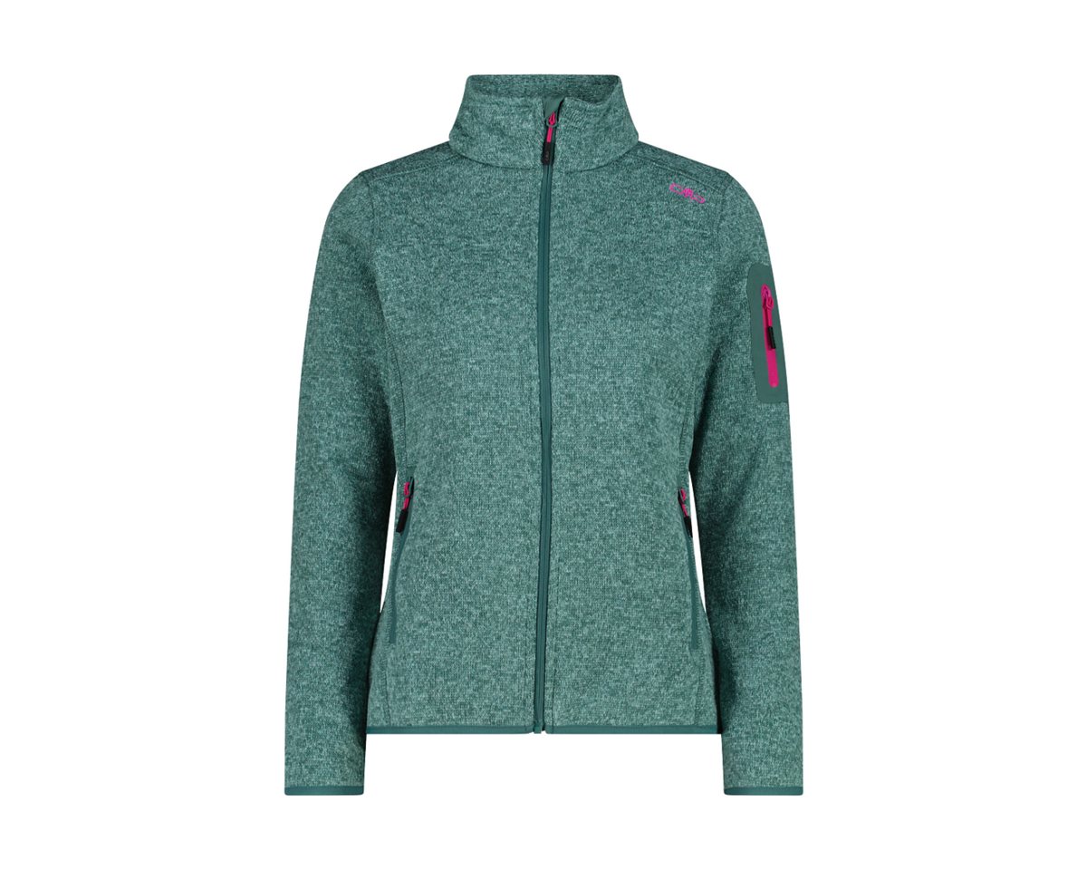 CMP Fleecejacke CMP KNITTED MELANGE FLEECE JACKE für Damen (1-St) von CMP