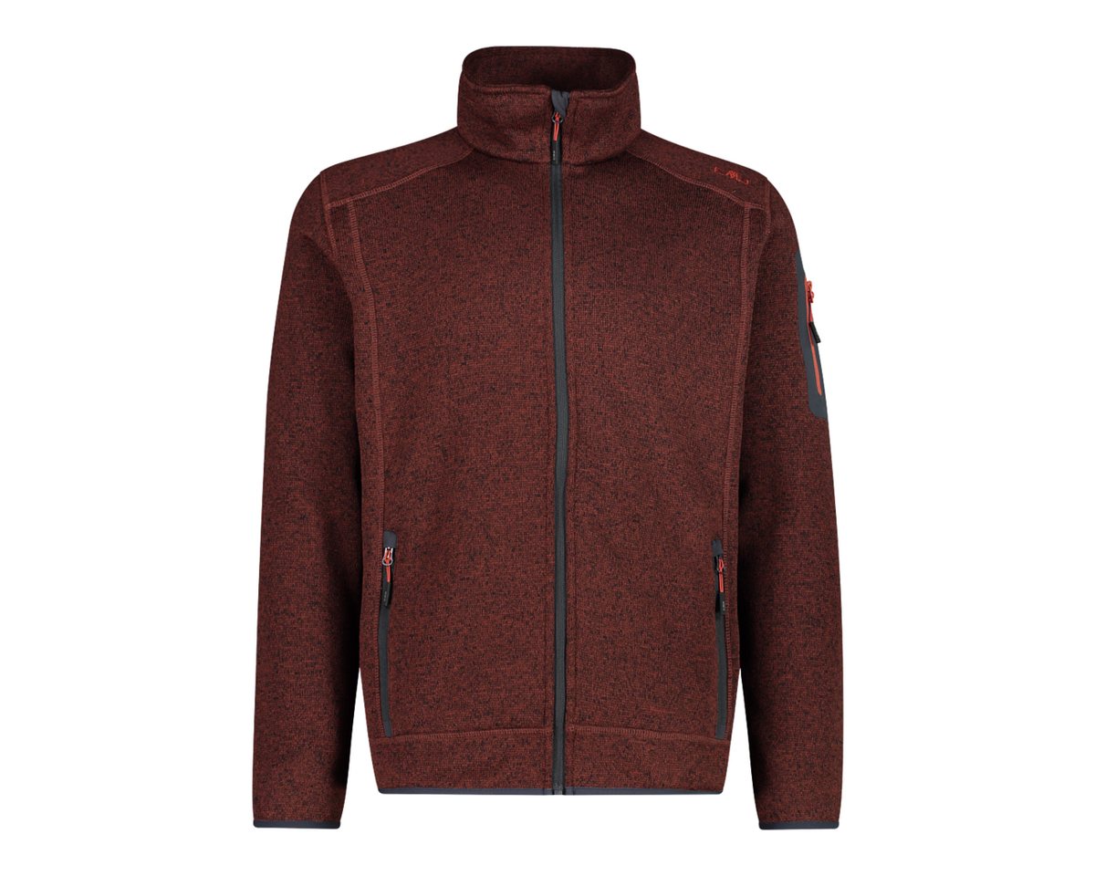 CMP Fleecejacke CMP KNITTED MELANGE FLEECE JACKE für Herren von CMP