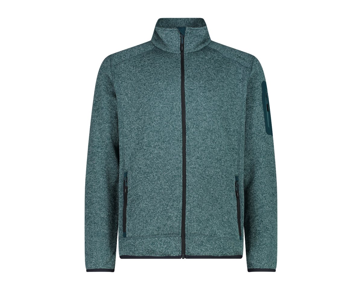 CMP Fleecejacke CMP KNITTED MELANGE FLEECE JACKE für Herren von CMP