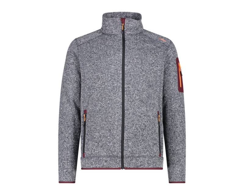 CMP Fleecejacke CMP KNITTED MELANGE FLEECE JACKE für Herren von CMP